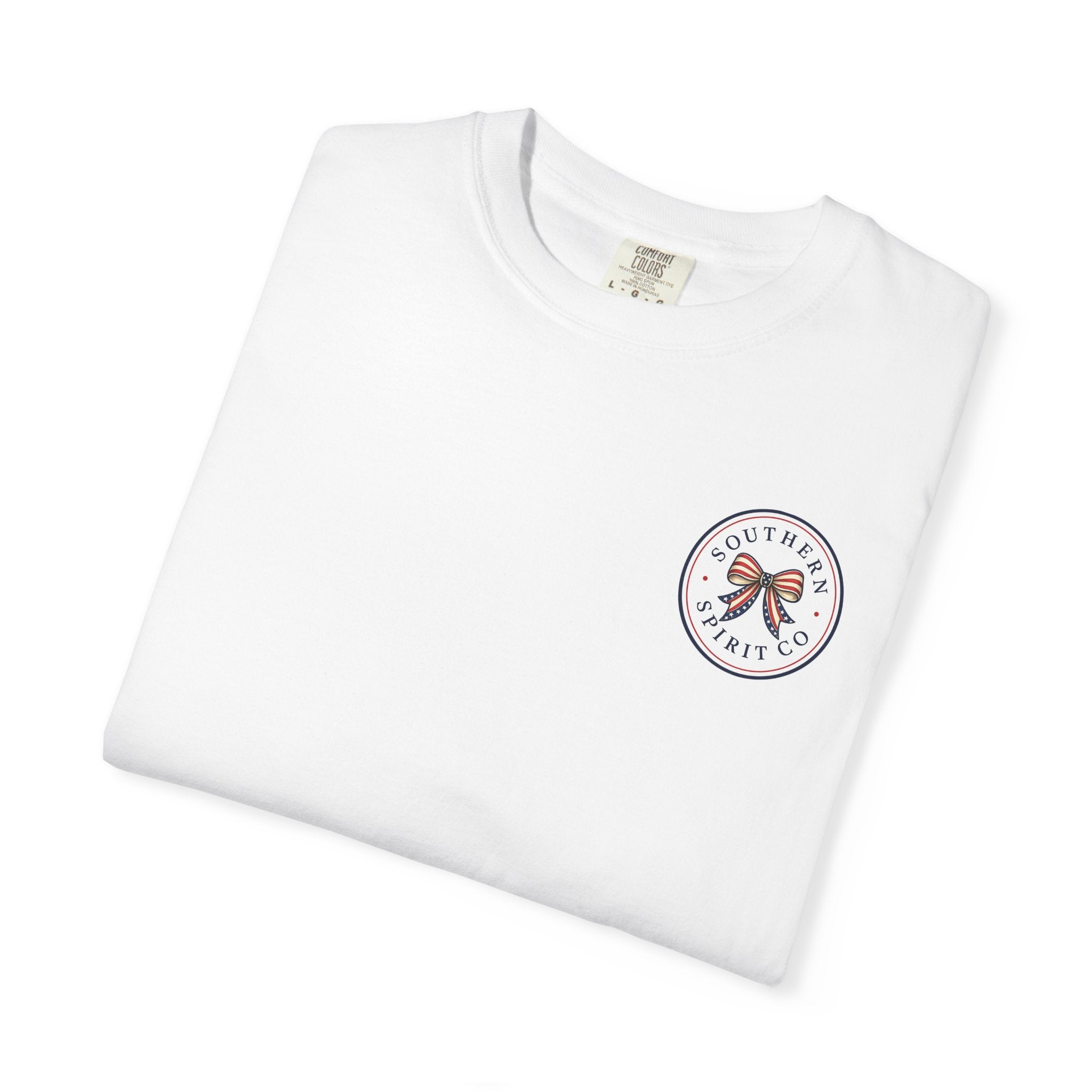 Made in America T-Shirt — Patriotic Bow Graphic Tee
