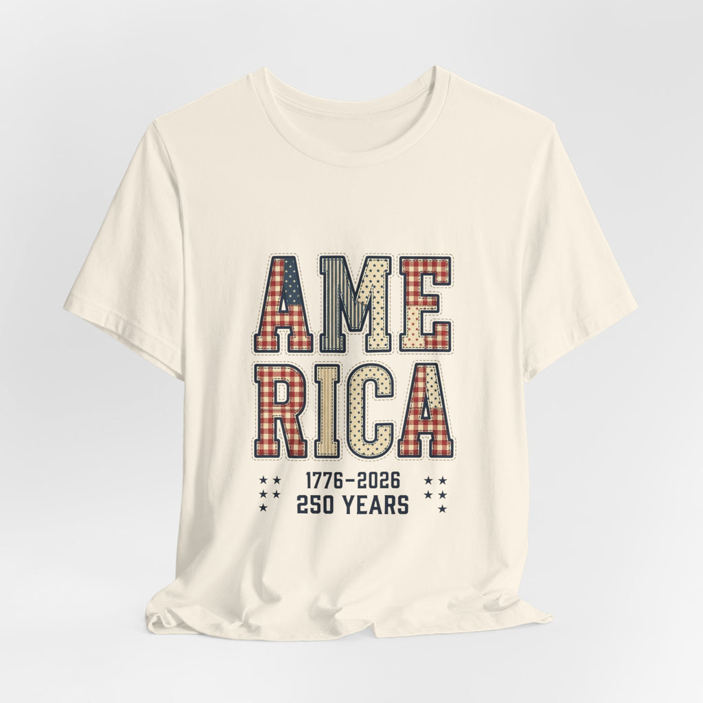 America 1776-2026 250 Years T-Shirt | 4th of July Anniversary Patriotic Tee