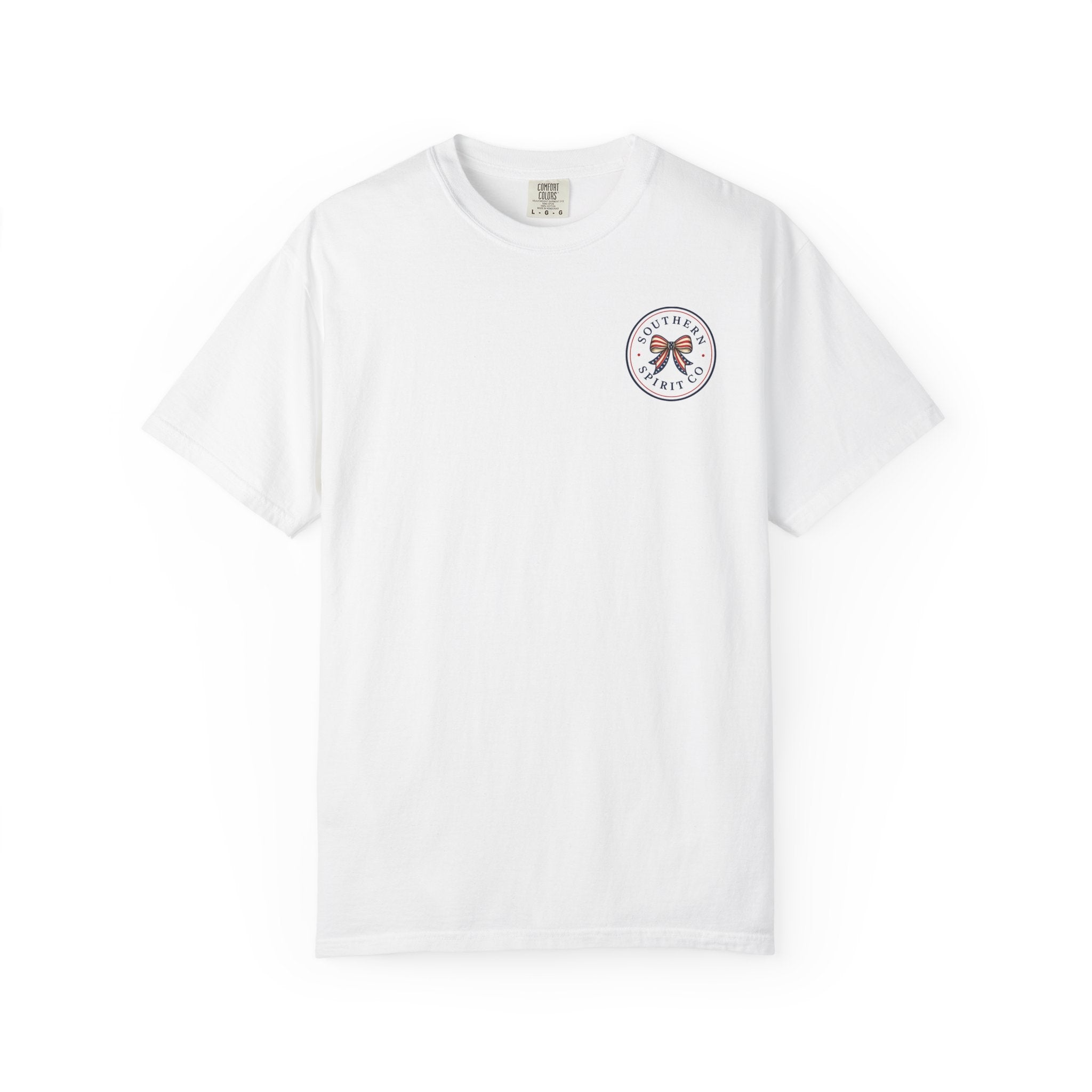 Made in America T-Shirt — Patriotic Bow Graphic Tee