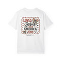 Loves Jesus and America Tee