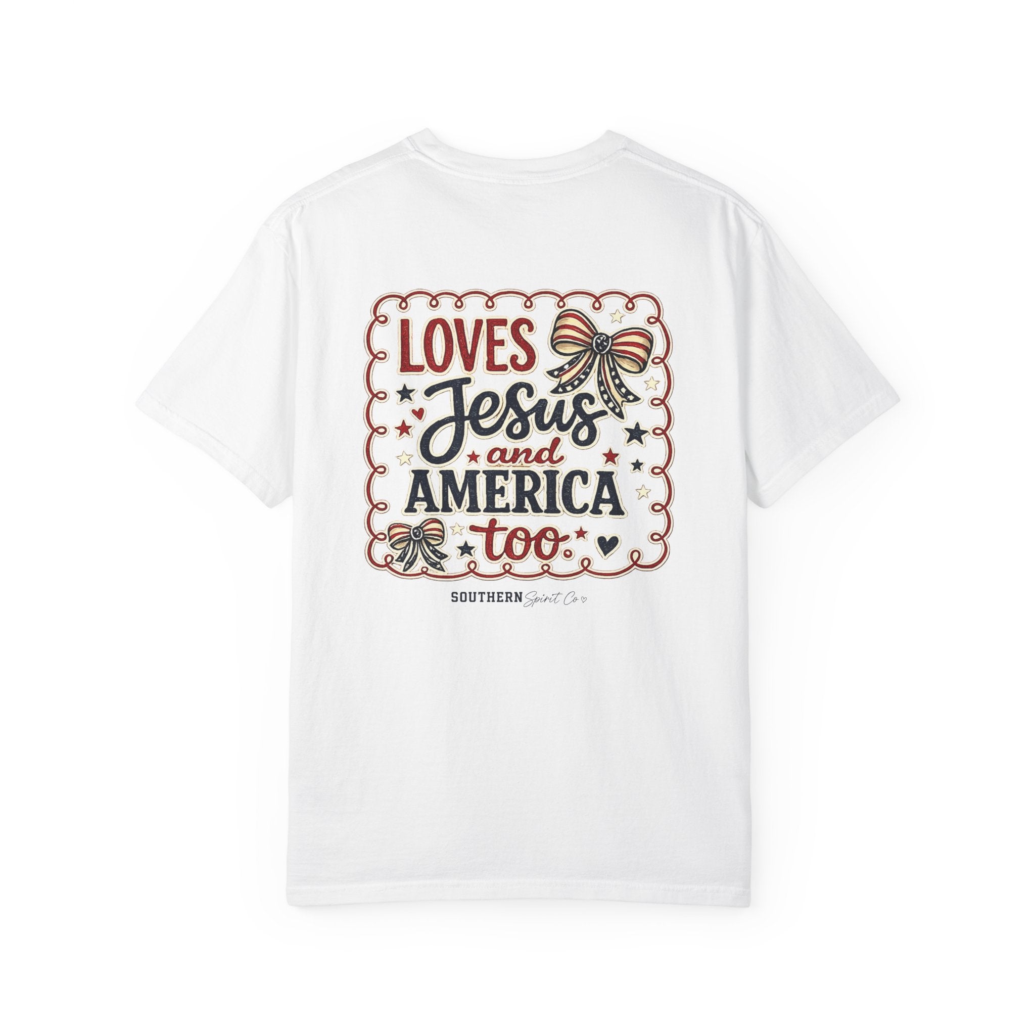 Loves Jesus and America Tee