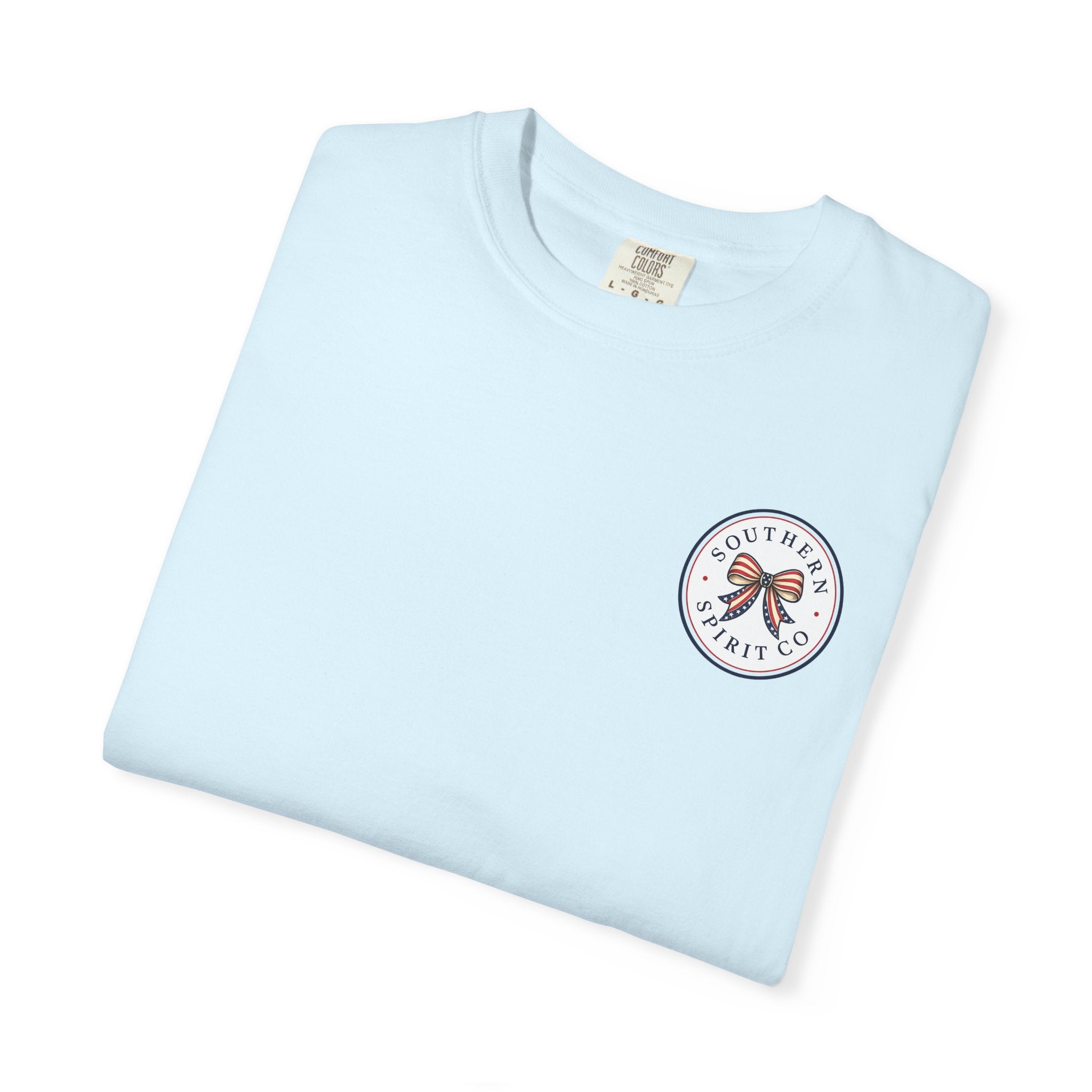Made in America T-Shirt — Patriotic Bow Graphic Tee